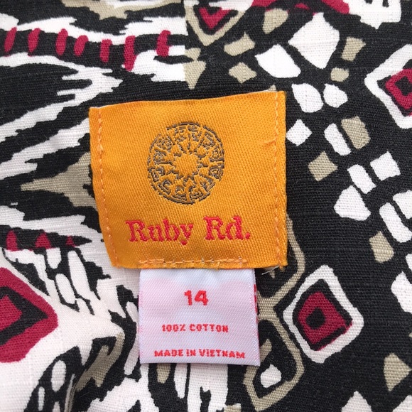 Colorful Ruby Rd loose jacket 14 - Picture 5 of 9